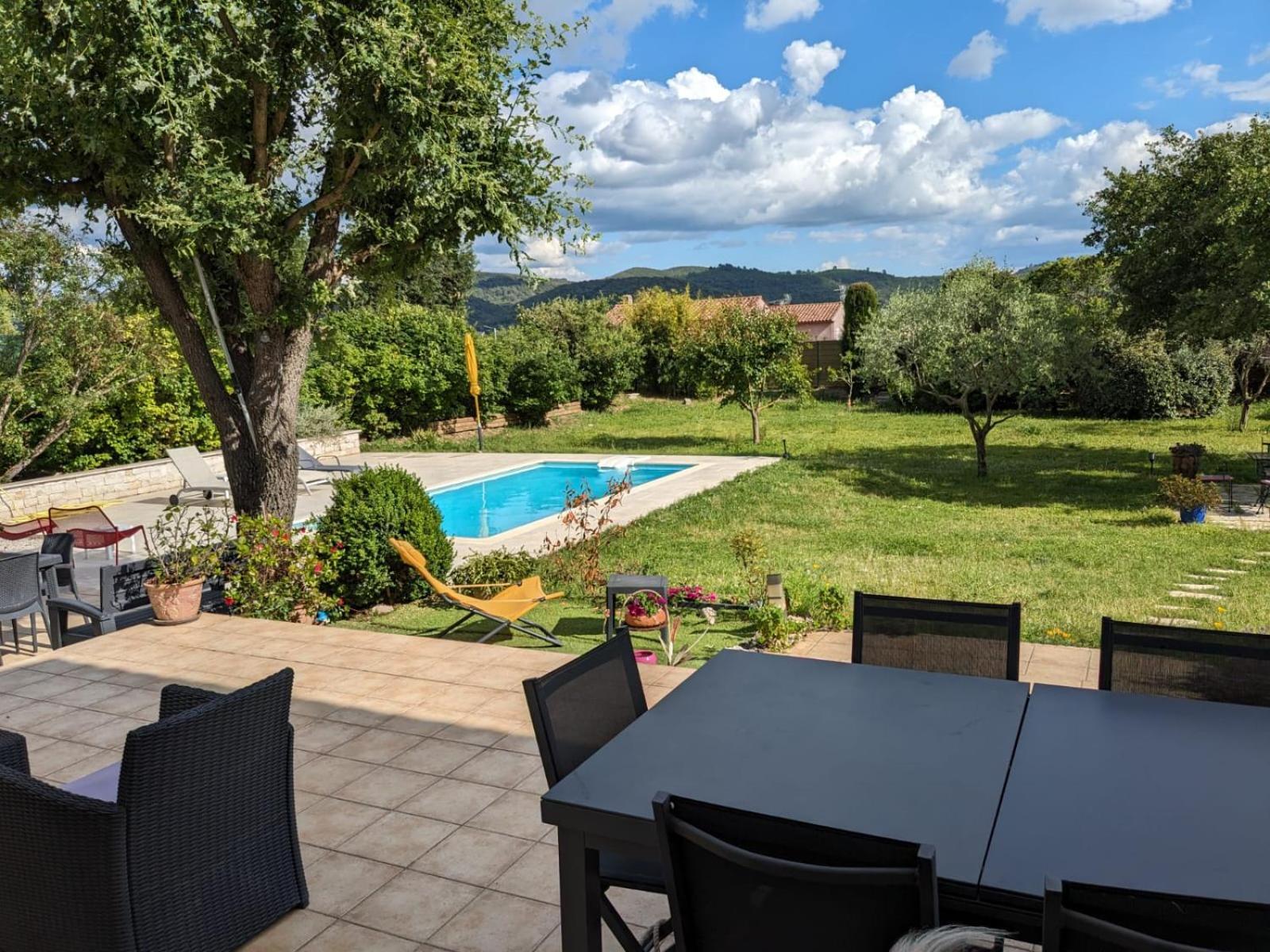 Villa Calme Avec Piscine A Greoux エクステリア 写真
